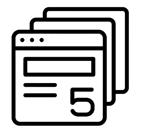 Mehrseitige Webseiten in Duisburg – Symbol für moderne Webseiten von Scholl Digital