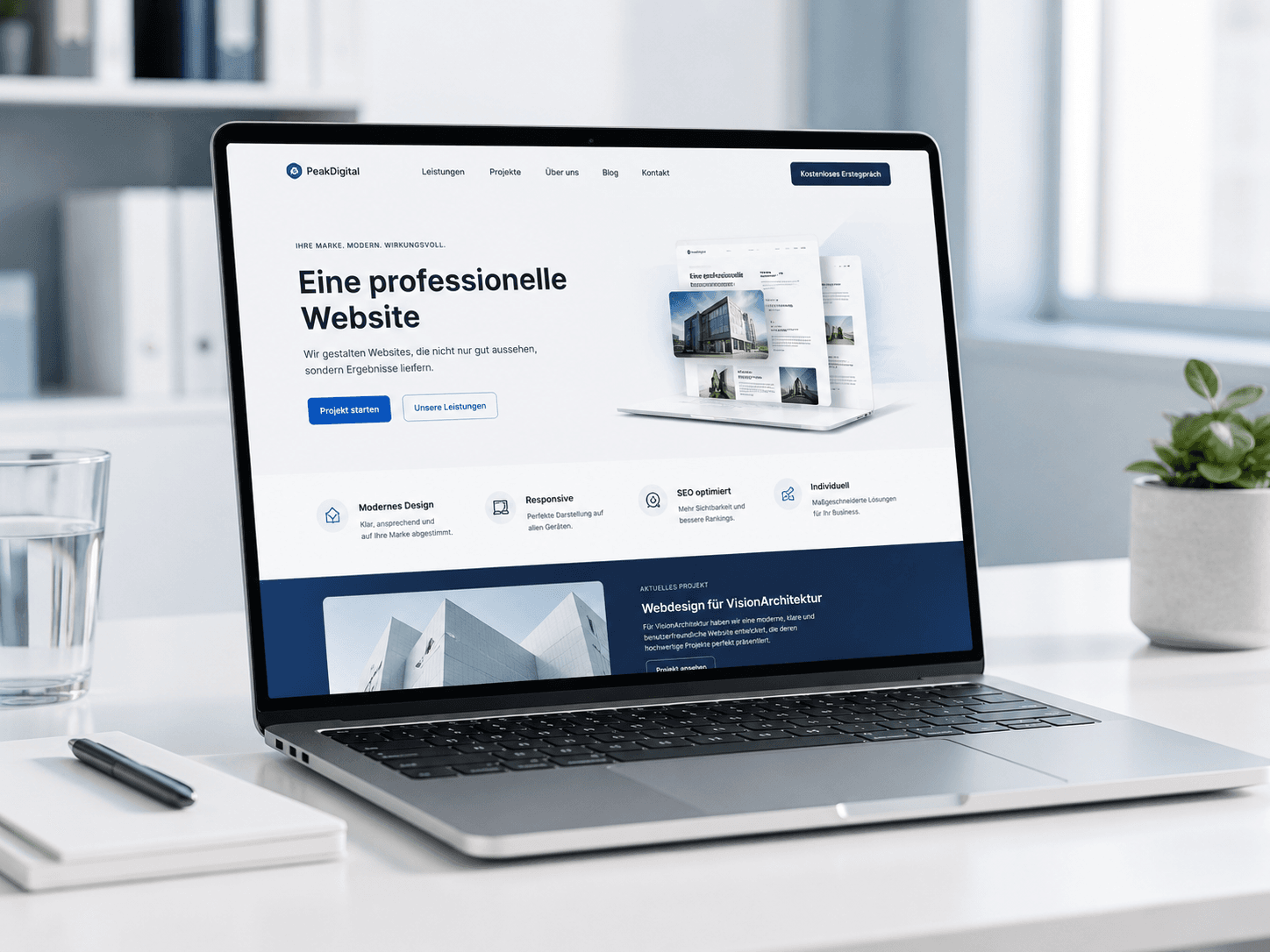 Webdesign in Duisburg - Professionelle und mobil optimierte Unternehmenswebsite