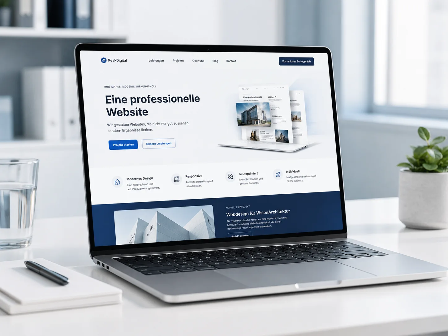 Webdesign in Duisburg - Professionelle und mobil optimierte Unternehmenswebsite