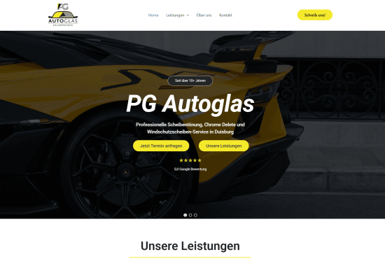 Google-Rankings von PG Autoglas